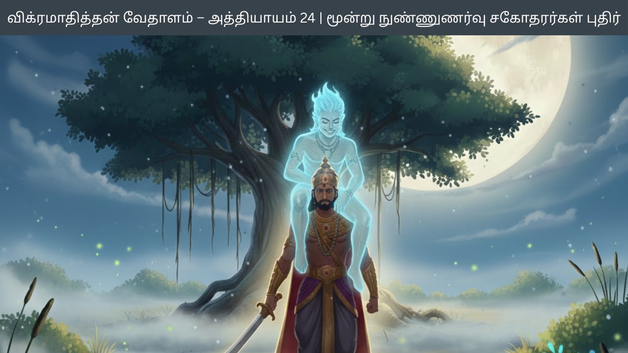 ஏழு மெத்தைகள் கீழே இருந்த ரகசியம்| Vikramaditan Vedhalam Athiyayam 24 #vikramvedhalam #vikramaditya