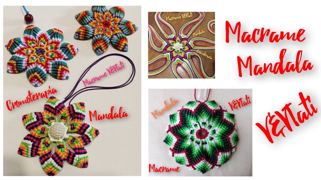 Mandala Macrame #tutorial #mandala