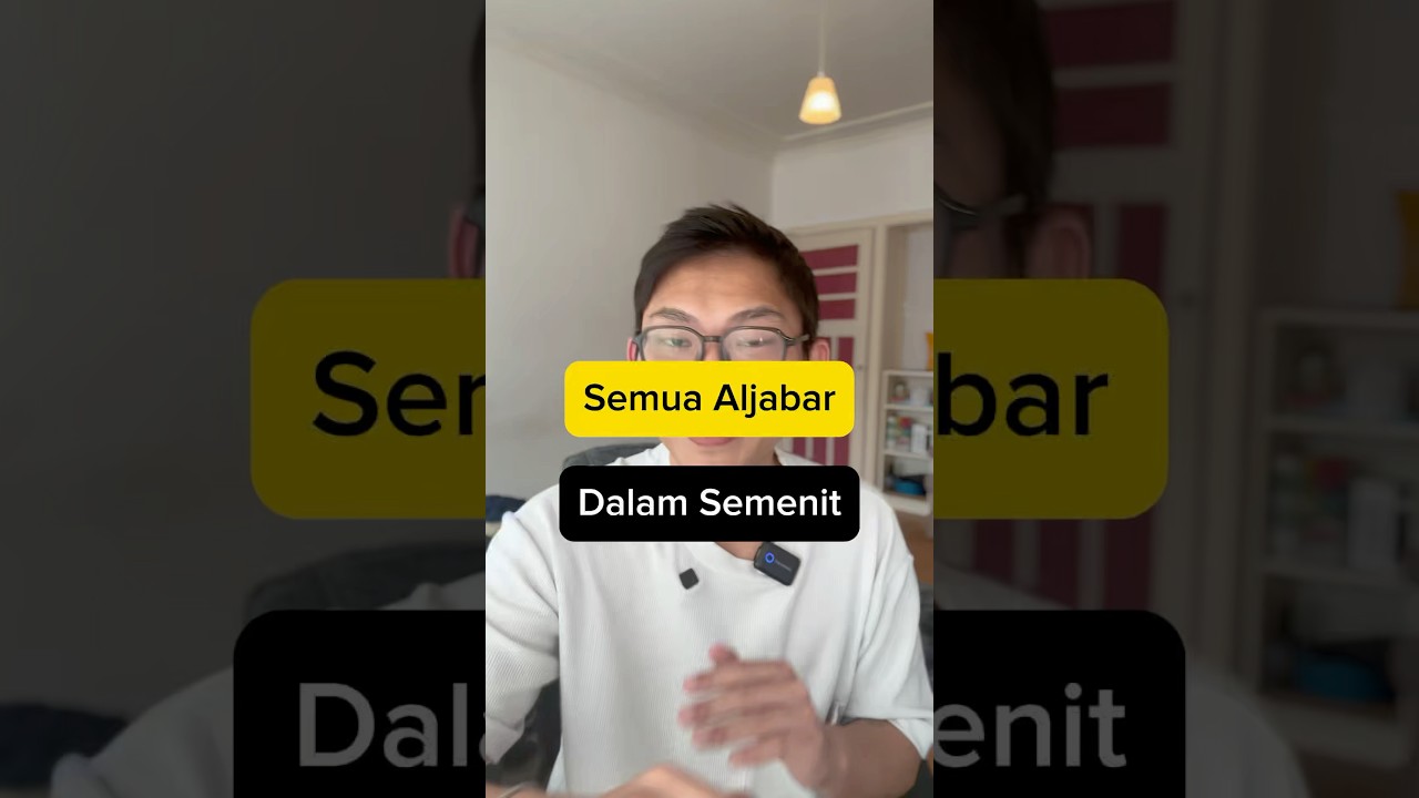 Semua Perhitungan Aljabar Dalam Satu Menit. #belajarsemenit #itb #science #stem #edukasi