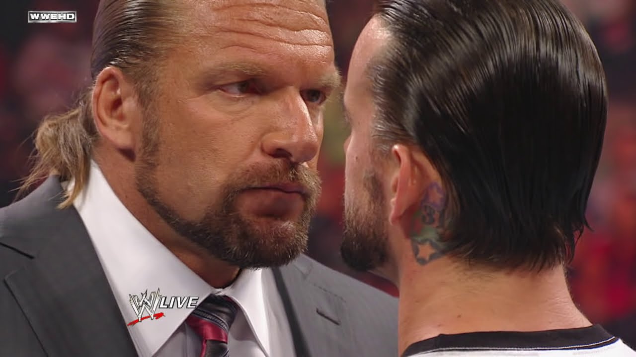 Напряжение между CM Punk и Triple H растёт: Raw, 1 августа 2011 г.