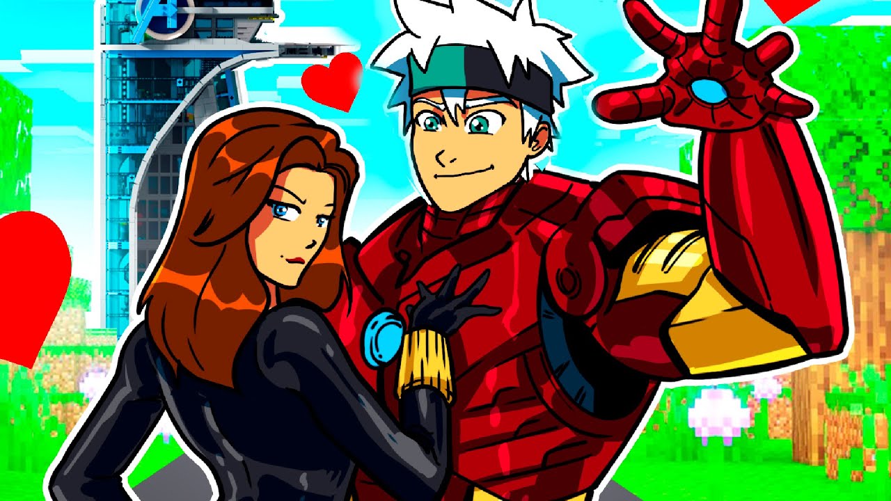 O AMOR DO HOMEM DE FERRO no MINECRAFT