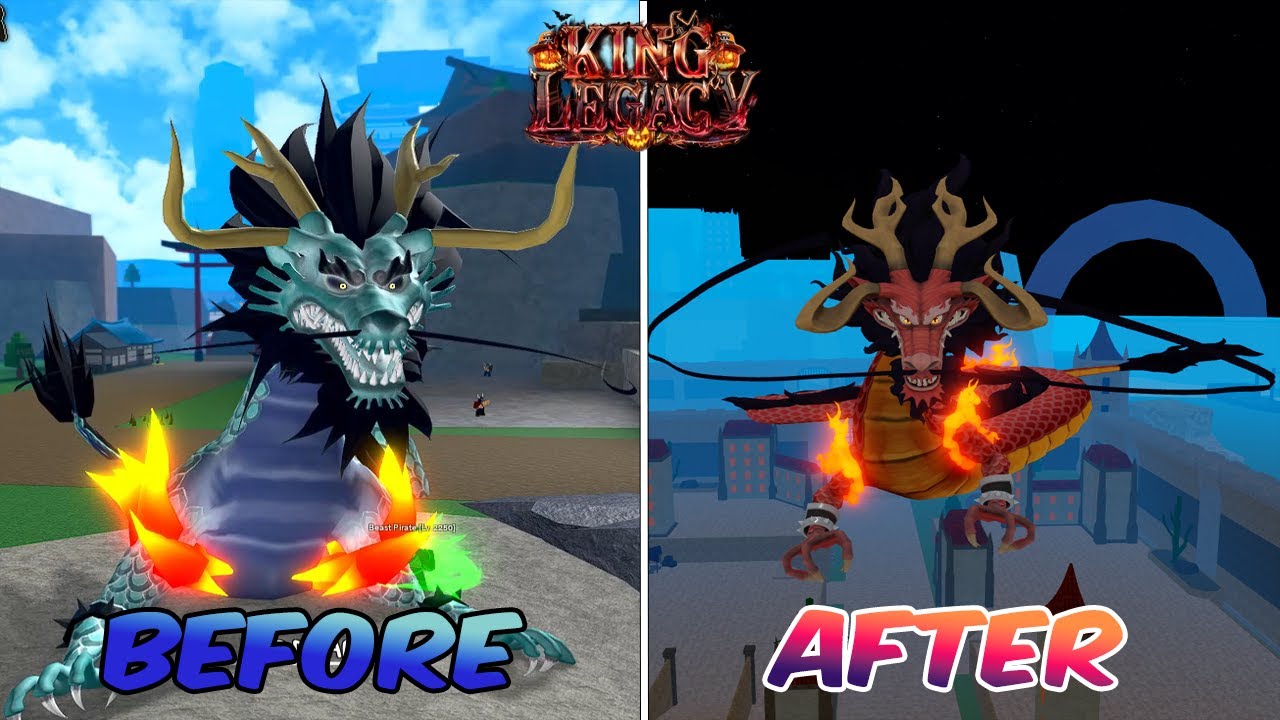 New Dragon Fruit Vs. Old Dragon Fruit King Legacy