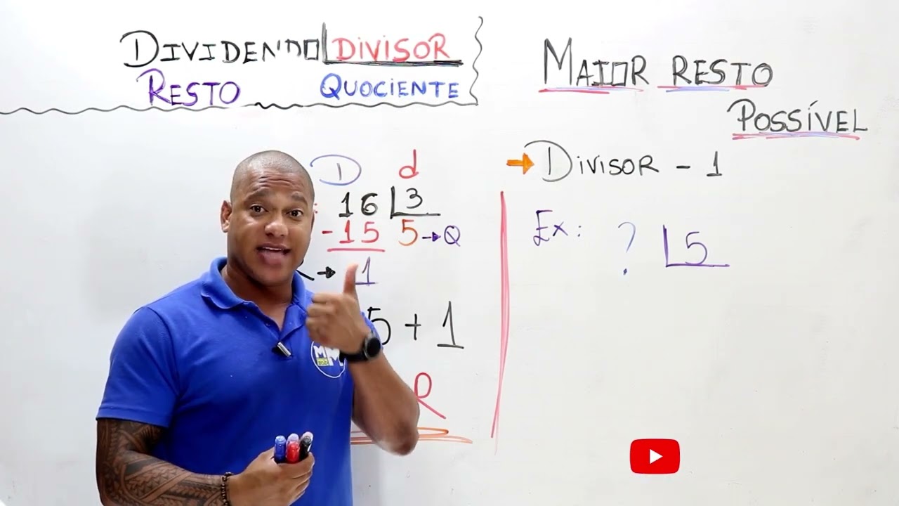 DIVISÃO( MAIOR RESTO POSSÍVEL)  - #11