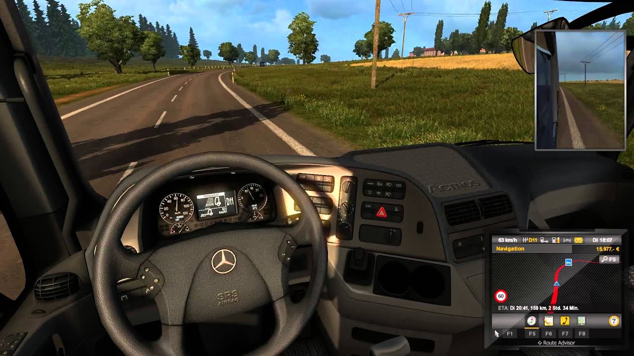 Let's Play Eurotruck-Simulator 2 #006 - Voll verkeilt