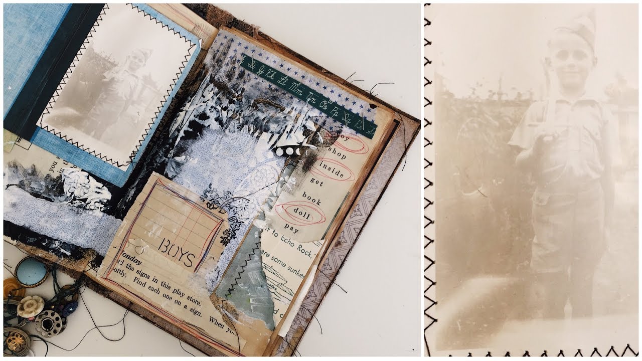 Nameless Art Journal | Vintage Art Journal | Imagination