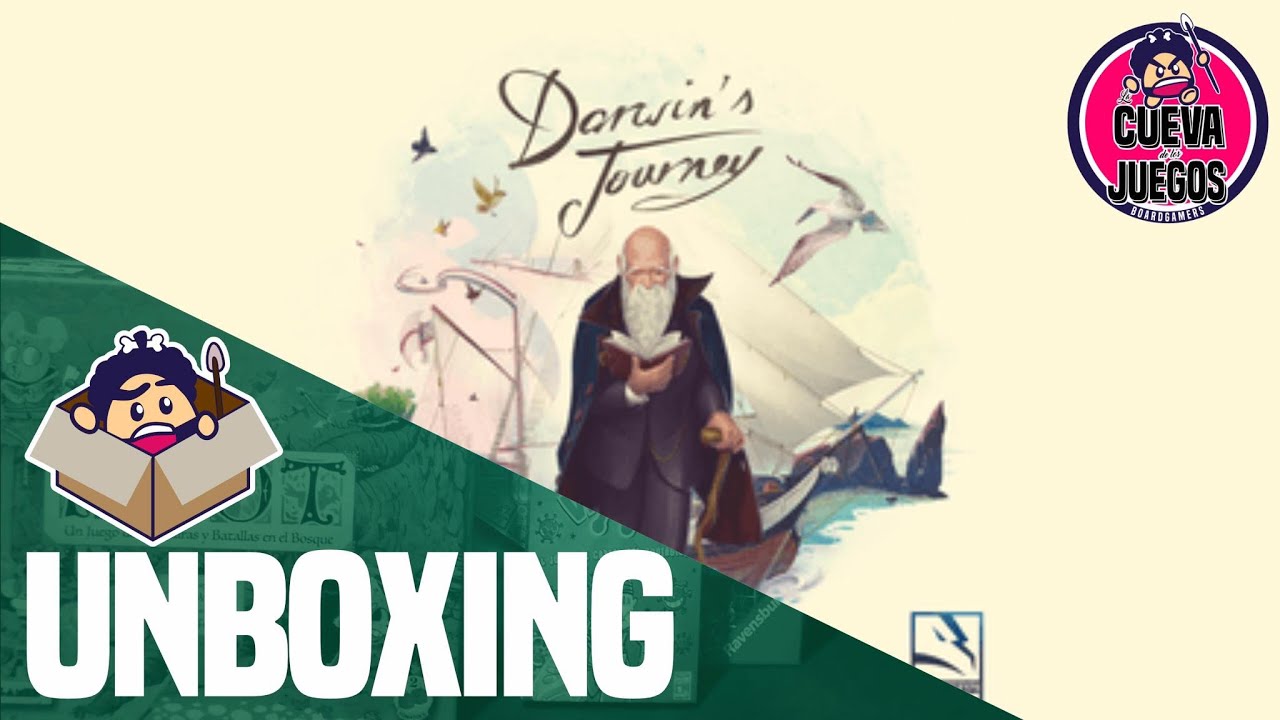 📦✂️🎲♟️ Unboxing Darwin's Journey - La Cueva de los Juegos