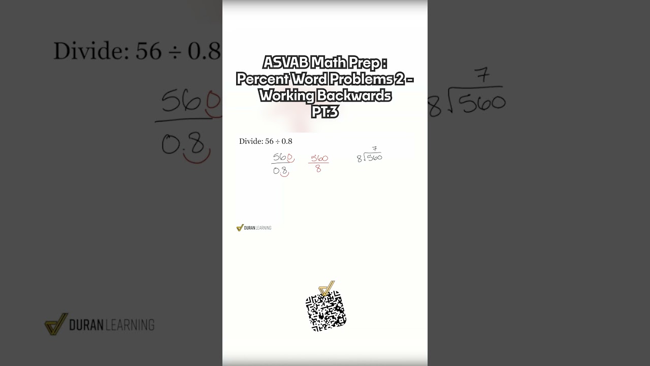 ASVAB Arithmetic Reasoning: Dividing by Decimals Made Easy!
