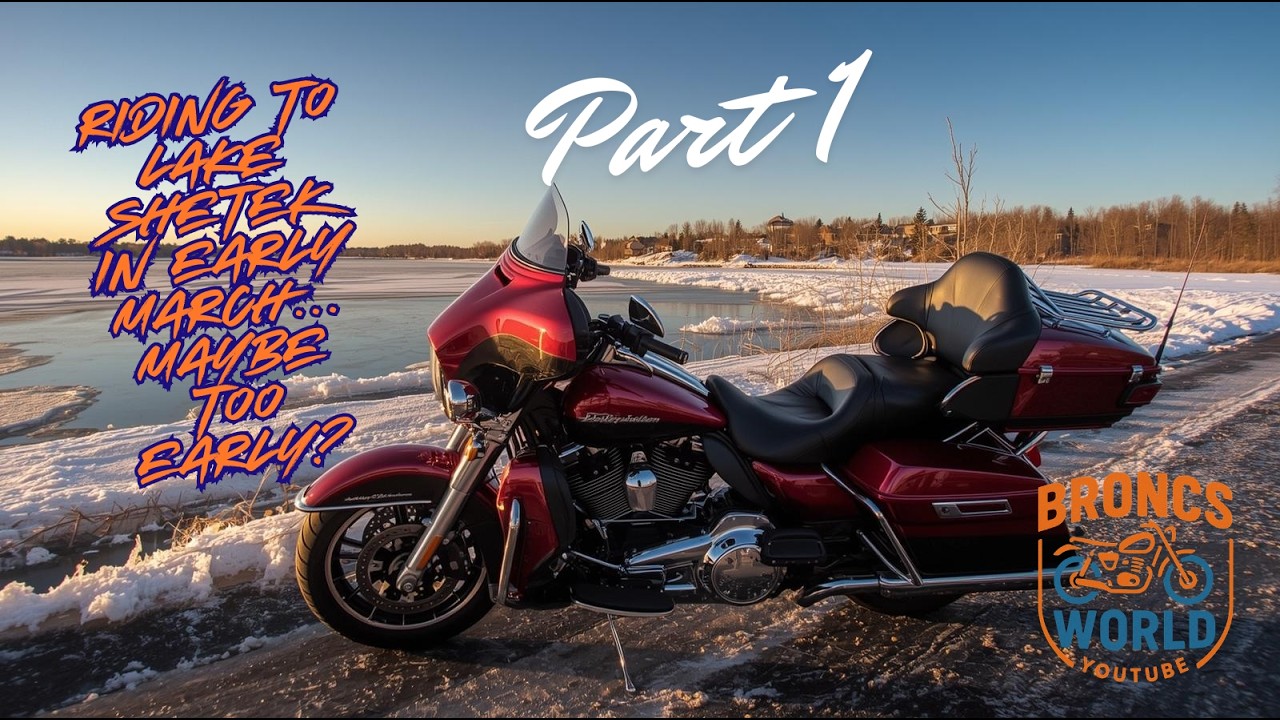Riding to Lake Shetek in Early March… Maybe Too Early? 🥶🏍️ | Part 1