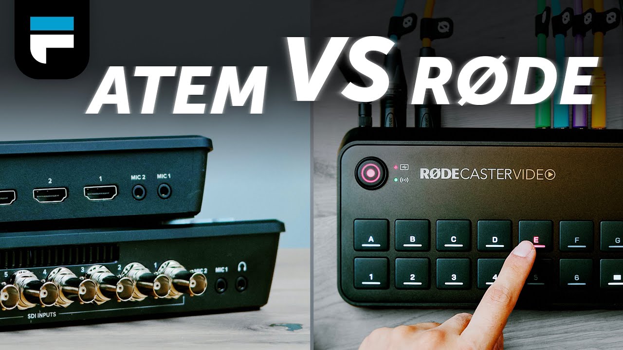 ATEM Mini vs. R&Oslash;DECaster Video &ndash; FullFilm #StudioTalk 005