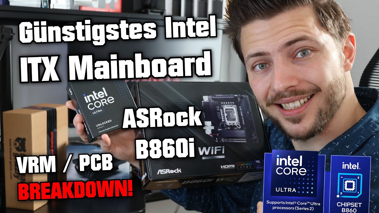 Günstigstes Intel ITX Mainboard 😍 ASRock B860i PCB & VRM Breakdown + Black Ridge LGA 1851 DDR5 VLP