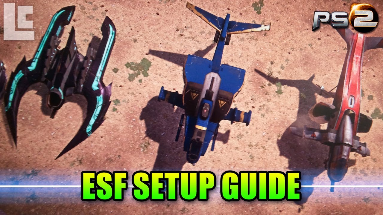 Scythe Reaver Mosquito Setup Guide (Planetside 2 Gameplay/Commentary/ESF)