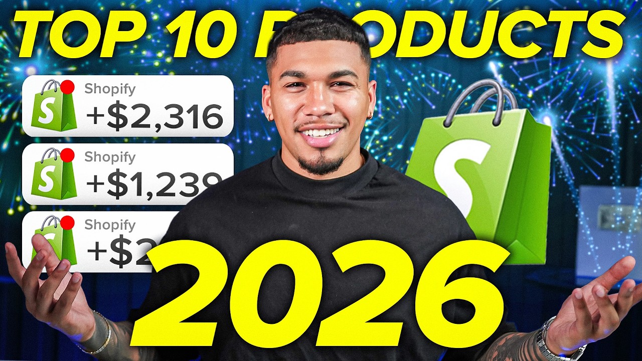 ⭐️ ТОП-10 ТОВАРОВ ДЛЯ ПРОДАЖ В 2026 ГОДУ | ДРОПШИППИНГ SHOPIFY