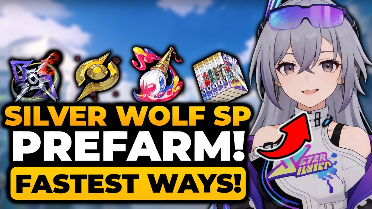 Silver Wolf SP Prefarm (ULTIMATE GUIDE) FAST FARM For All Materials | Silver Wolf SP HSR, HSR