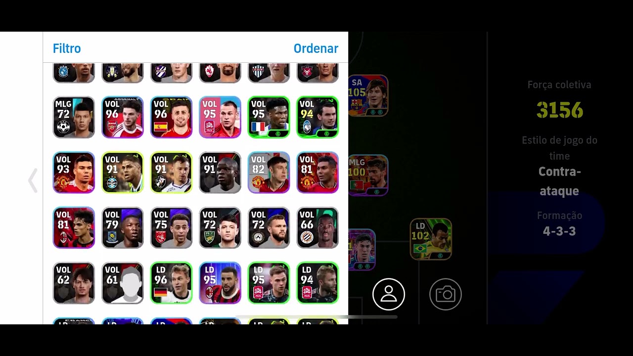Conta efootball avenda disponível muitos épicos barata