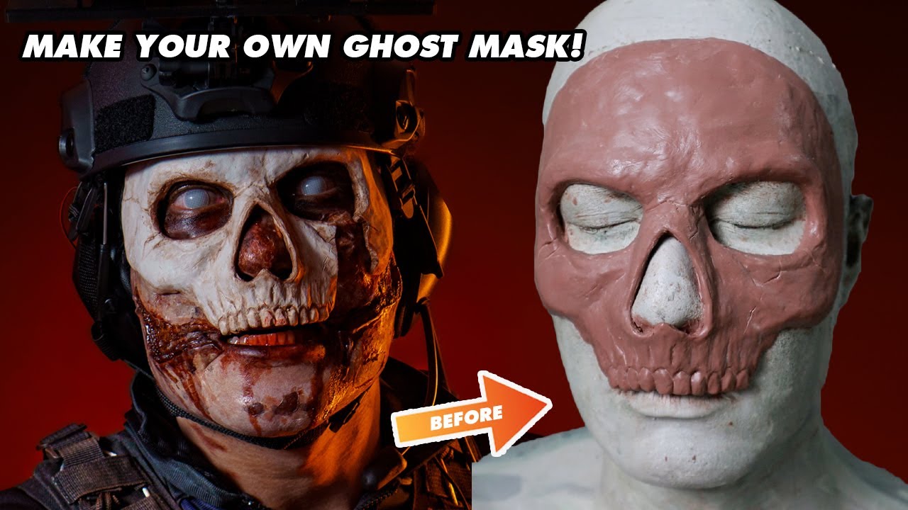 DIY GHOST MASK TUTORIAL - CALL OF DUTY MODERN WARFARE | Prince De Guzman Transformations