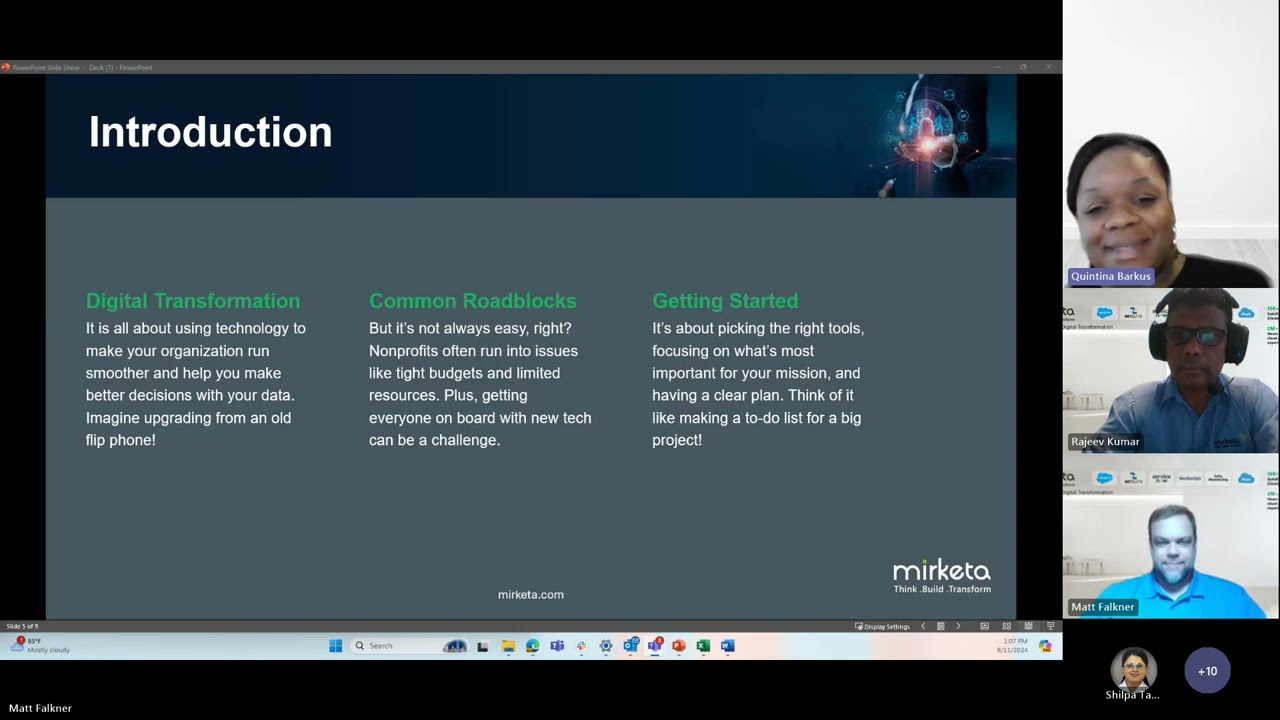 Webinar Digital Transformation for Nonprofits