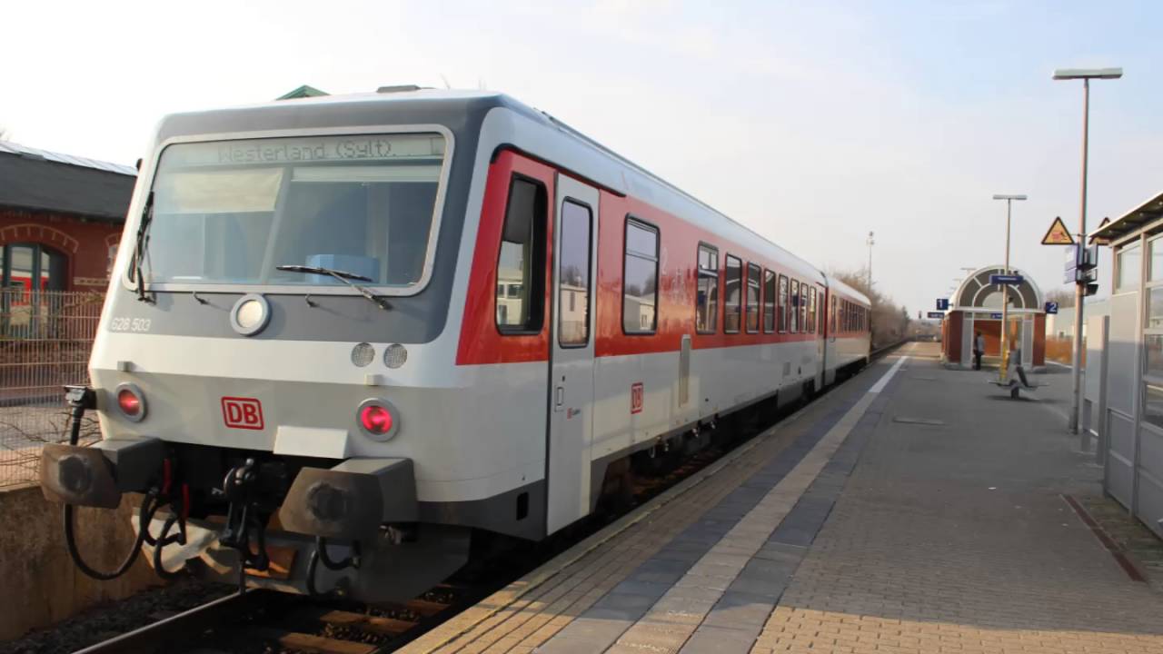 [Sound] Mitfahrt in einer Baureihe 628 des DB Fernverkehr (Sylt Shuttle Plus)