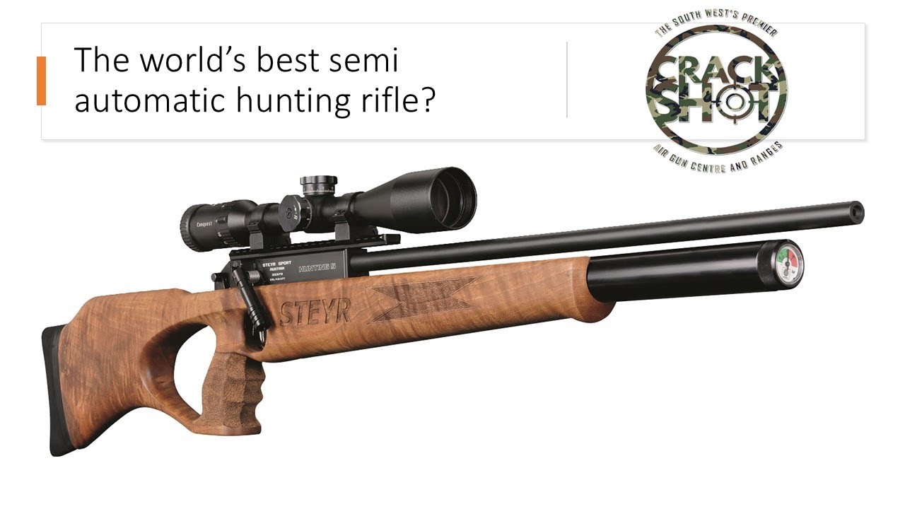 STEYR Hunting 5 .177 -The world’s best semi automatic hunting rifle? Crackshot demo and review.