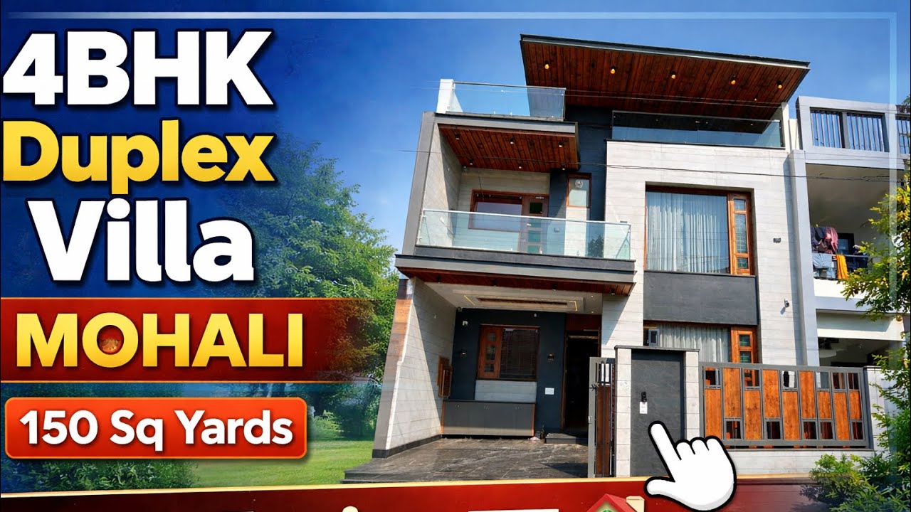 Park Facing का शानदार 👌🏻 घर 🏠 | 4BHK VILLA FOR SALENIN MOHALI