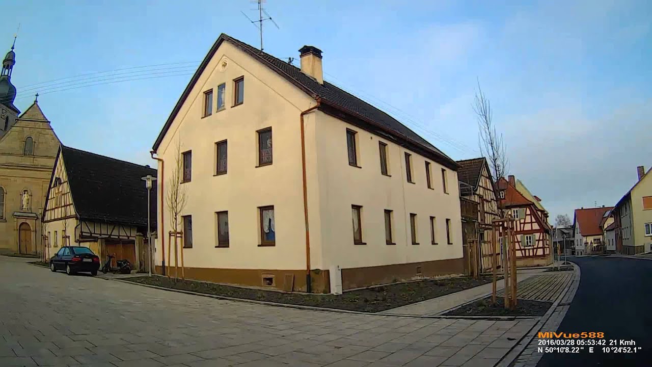 D: Wettringen. Markt Stadtlauringen. Landkreis Schweinfurt. Ortsdurchfahrt. M&auml;rz 2016