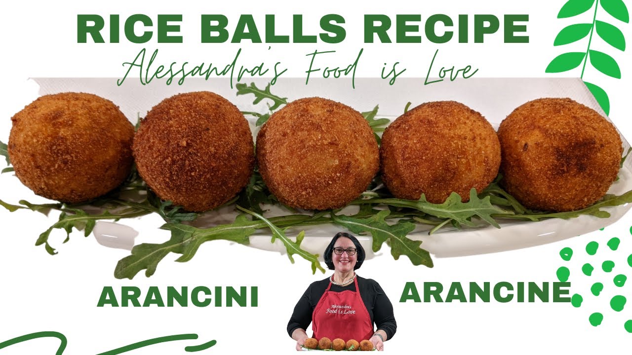 Rice Balls | Arancine |  Arancini | How to make italian rice balls.