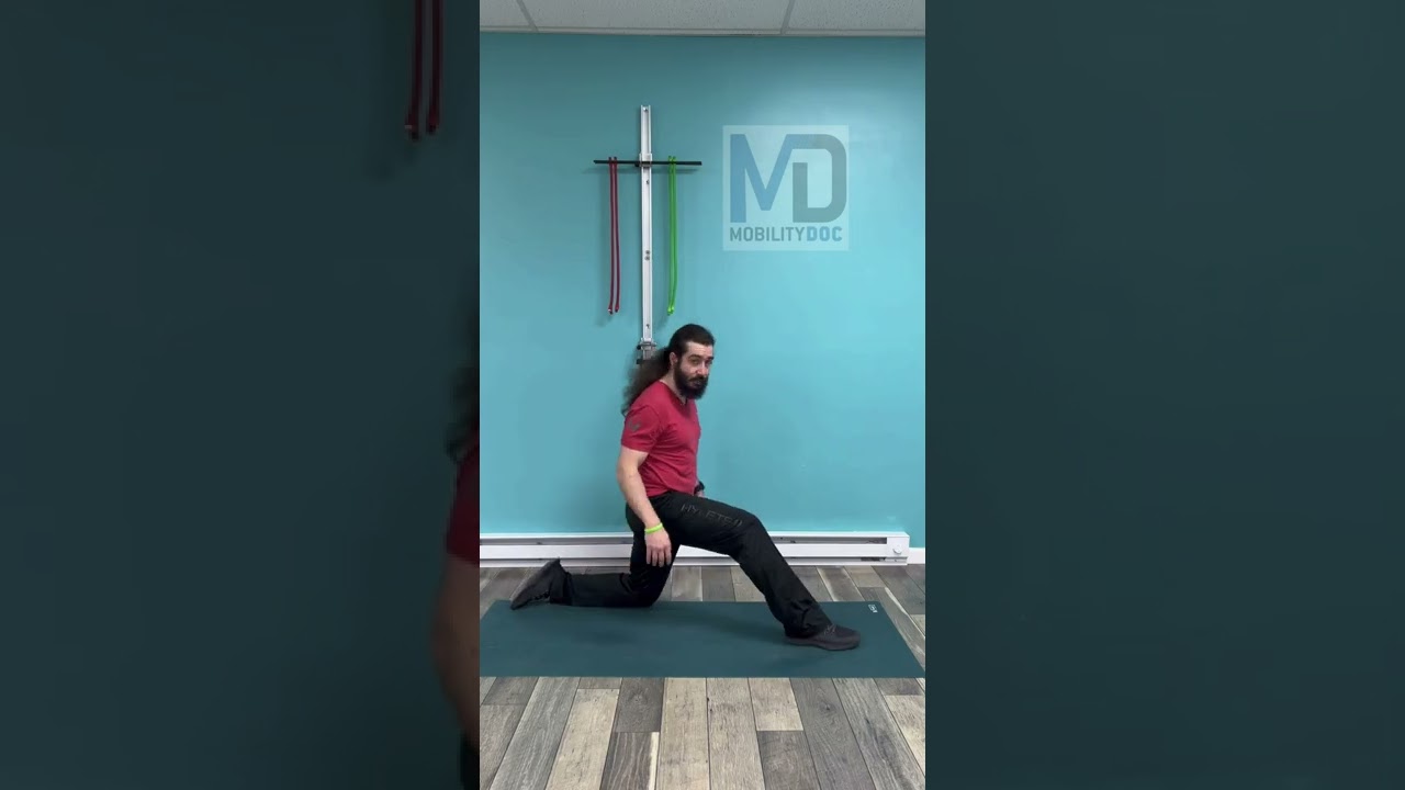Our favorite shin stretch. This is the easiest way to get the best stretch for you shin and ankle.