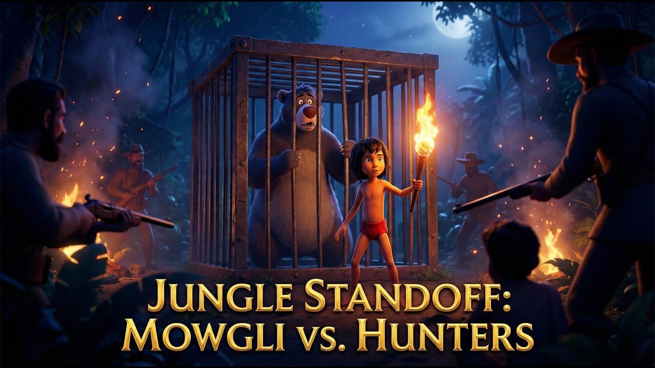 Mowgli vs. Poachers: The Ultimate Rescue Mission | Heartwarming 3D Story#mowgli #sherekhan #junglebo
