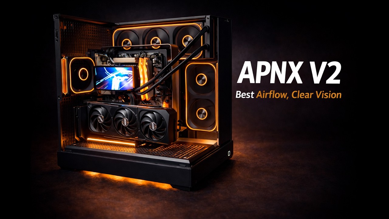 APNX V2: Clean Vision, Clear Airflow PC Gaming Build With MSI 5070 Ti