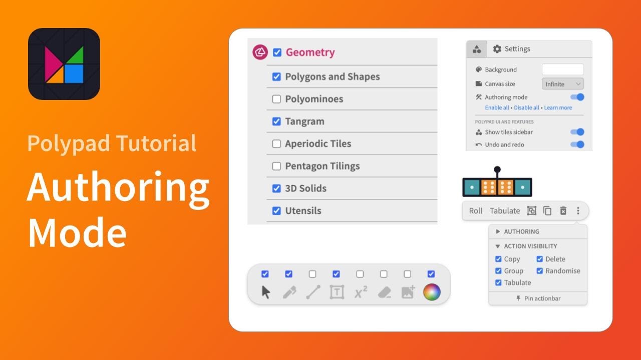 Authoring Mode in Polypad