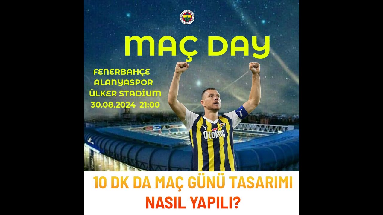 photoshopda 10 dk maç günü nasıl yapılır