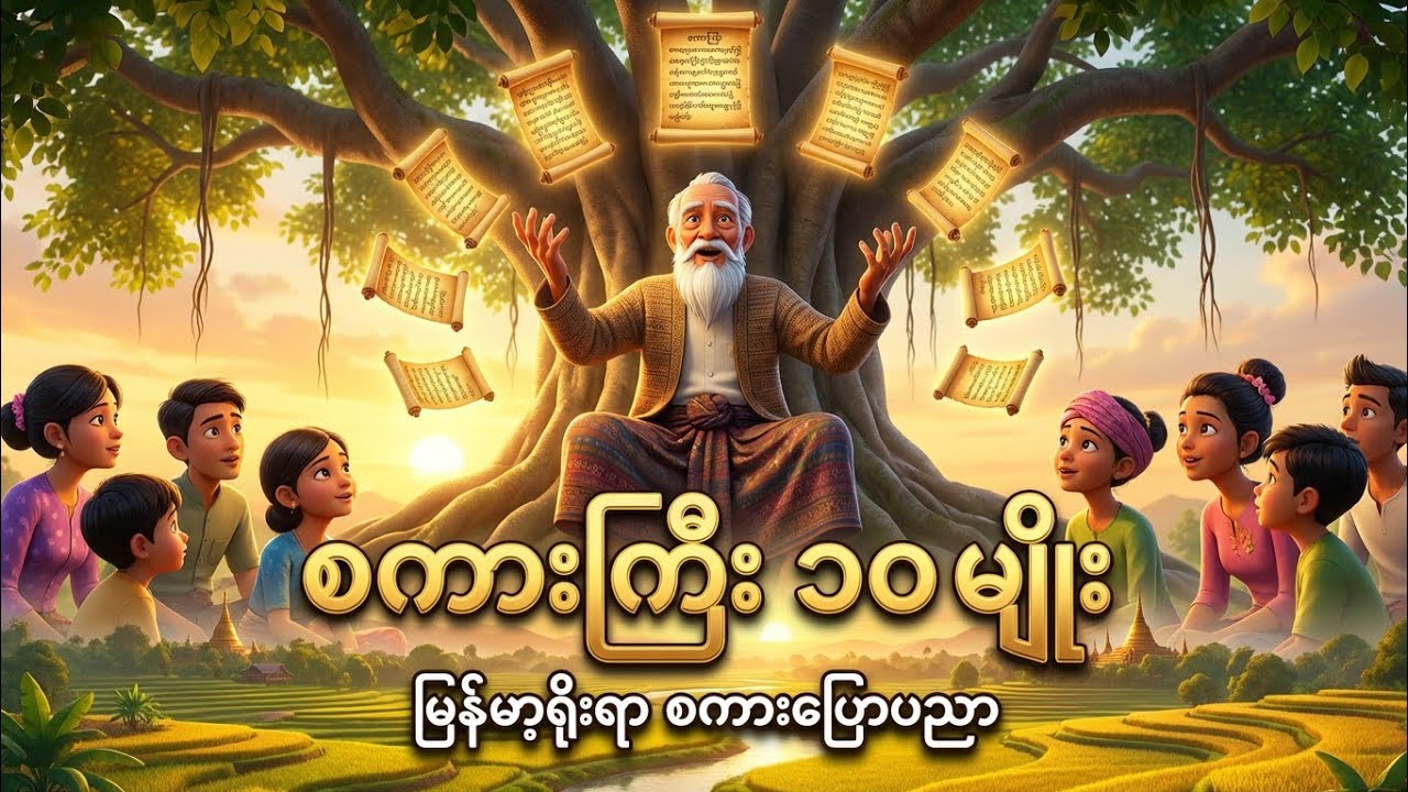 “မြန်မာ့ရိုးရာ စကားပြောပညာ | စကားကြီး ၁၀ မျိုး အဓိပ္ပာယ်နဲ့ ဥပမာ အပြည့်အစုံ”