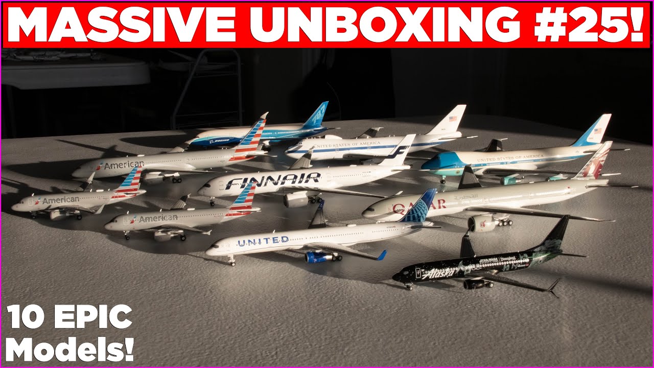 10 MODEL UNBOXING! | Massive Unboxing #25 (GeminiJets & NG Models!)