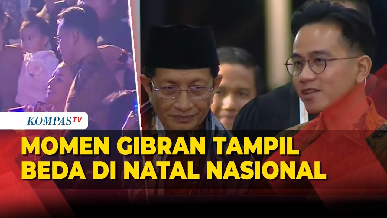 Momen Wapres Gibran Tampil Beda dan Disambut Hangat di Perayaan Natal Nasional