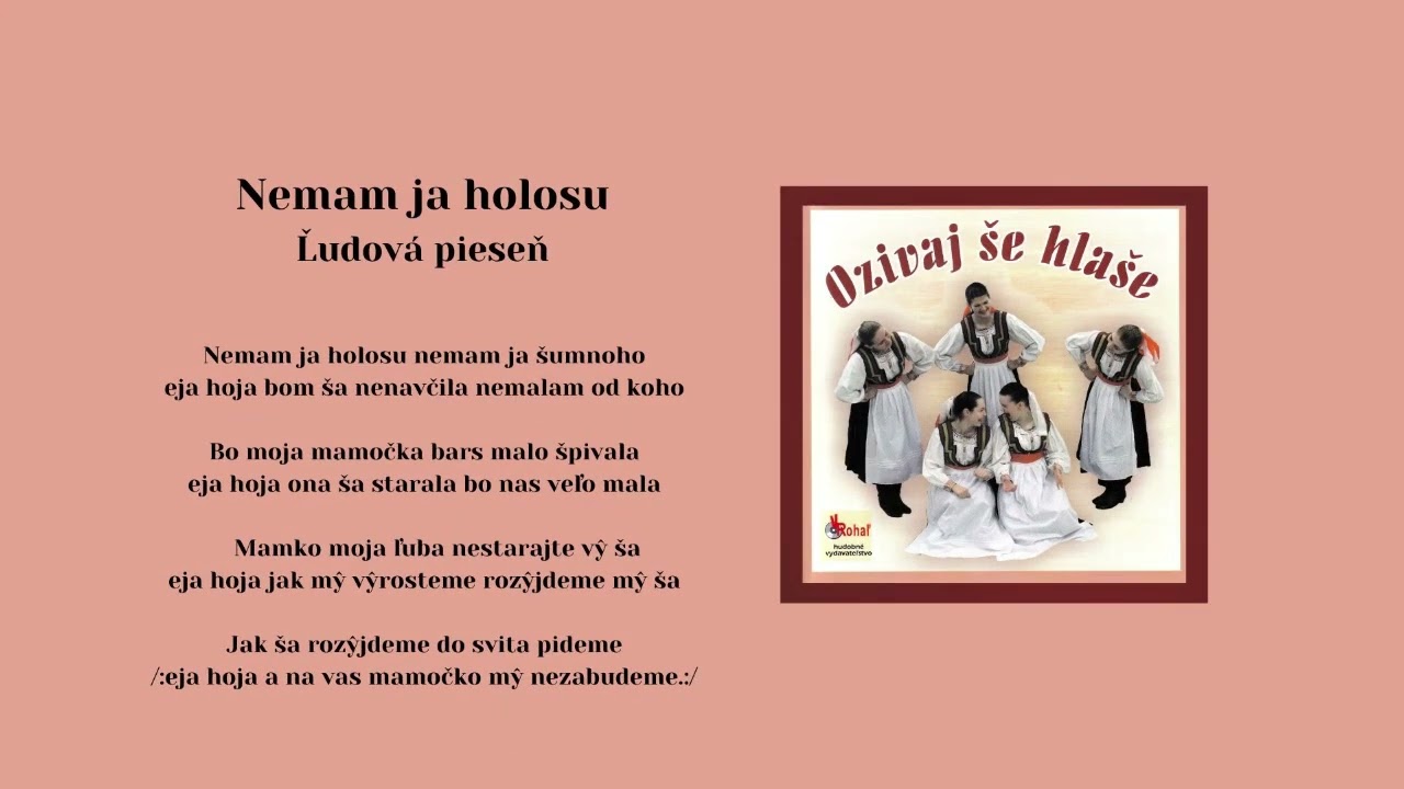 OZ Tvoriví umelci ŠARIŠA, Kačalo ša koleso, Včera  večur, Nemam ja holosu, ľudové, Videorohaľ