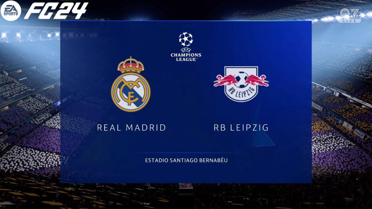FC 24 Real Madrid vs RB Leipzig Champions League