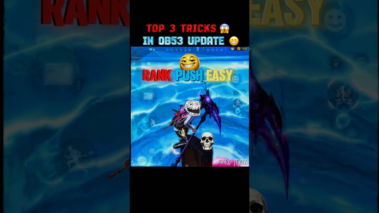 Top 3 OB53 Tricks 🔥 #jukilop #freefire #trending