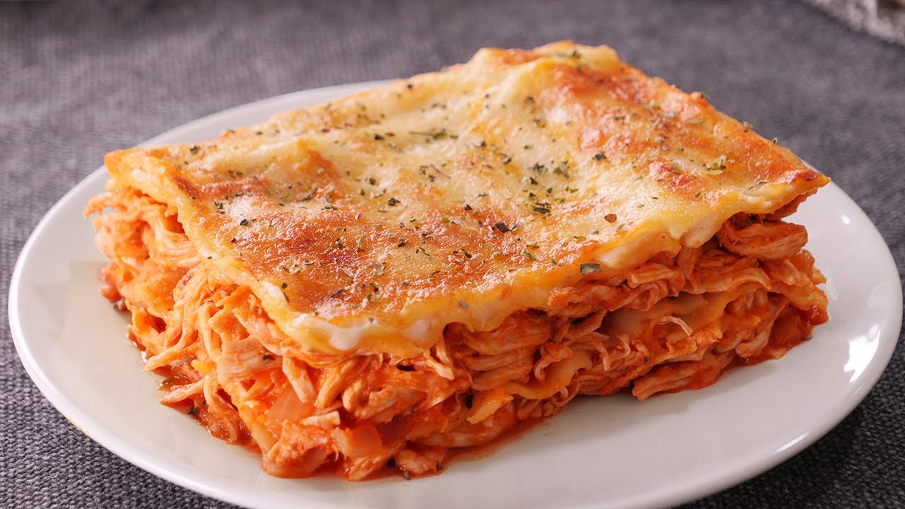 Lasaña de Pollo: La Receta Más Fácil y Deliciosa