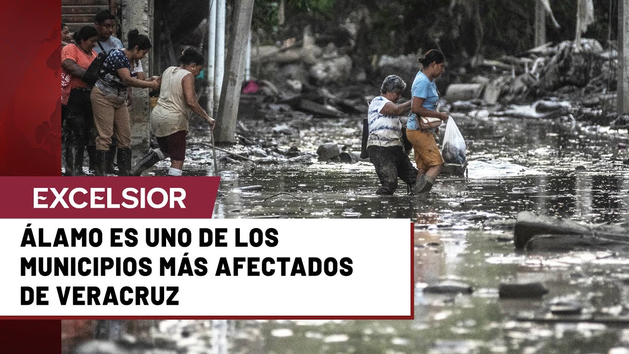 Álamo tras las lluvias: Lodo, casas aún inundadas y gente pidiendo ayuda
