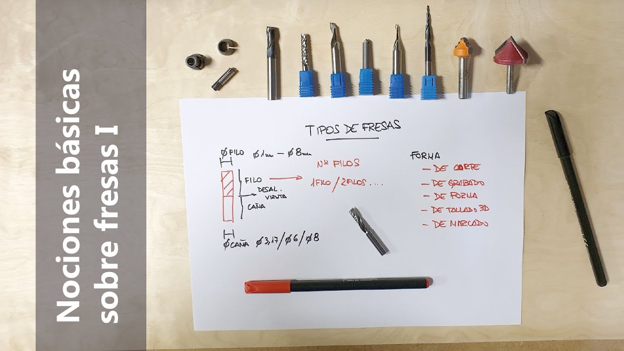 Nociones b&aacute;sicas sobre fresas CNC