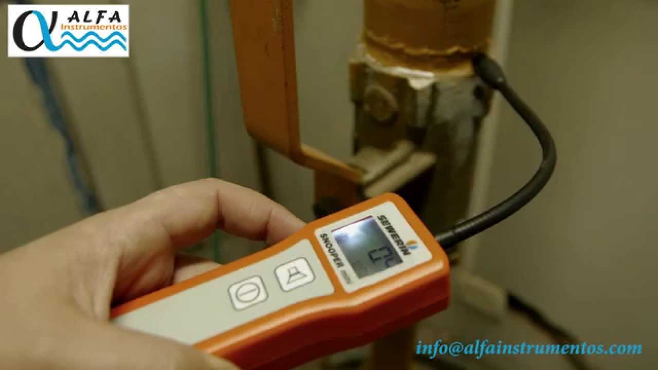 Detector de fugas de gas en instalaciones interiores de gas Snooper mini - Sewerin