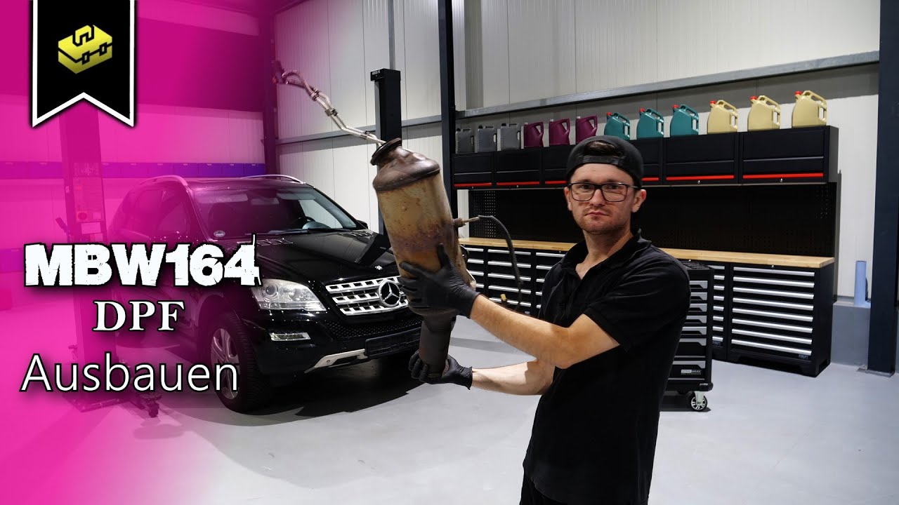 Mercedes Benz W164 DPF Diesel Partikelfilter Ausbau Einbau | Mercedes Benz W164 DPF filter removal |