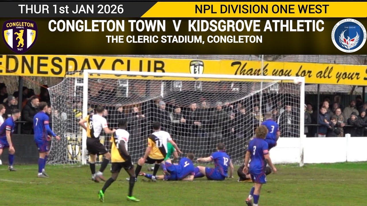 Congleton Town Vs Kidsgrove Athletic (01.01.26)