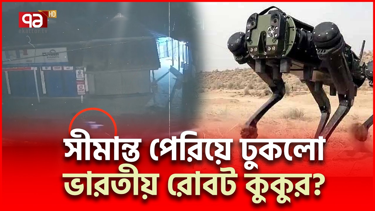 বাংলাদেশে অনুপ্রবেশ ইন্ডিয়ান রোবো ডগের? | Robo Dog | Ekattor TV