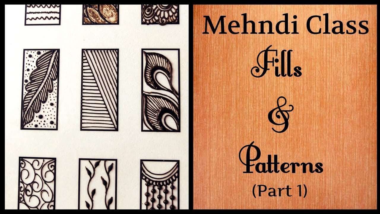 Lets Practise The Basic - Mehndi Class | Fills & Patterns Part 1 | Professional Henna Artist #mehndi