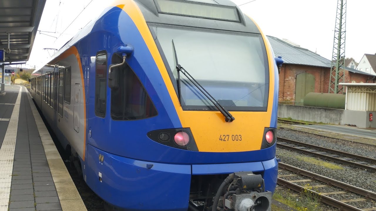 Mitfahrt der Fuldaner Express | Stadler Flirt 1 | Cantus RE5 (R5) Bebra - Kassel