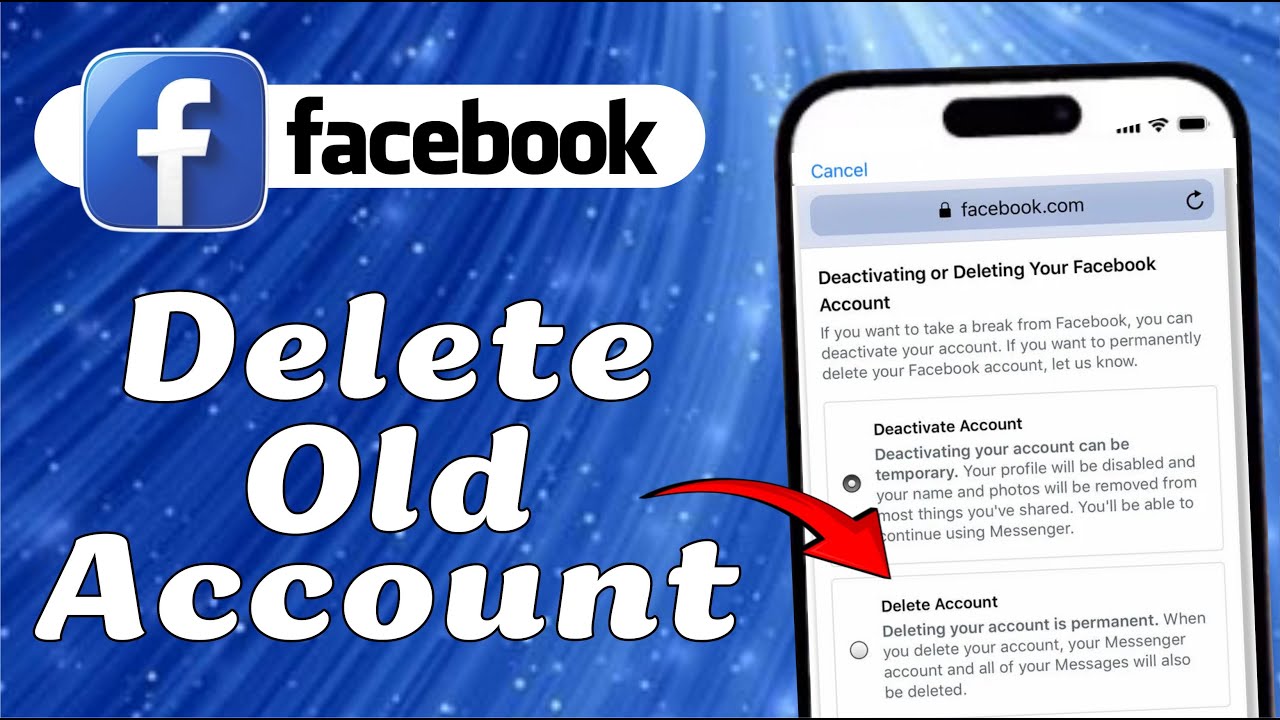 How to Delete Old Facebook Account Without Password, Email, Phone Number