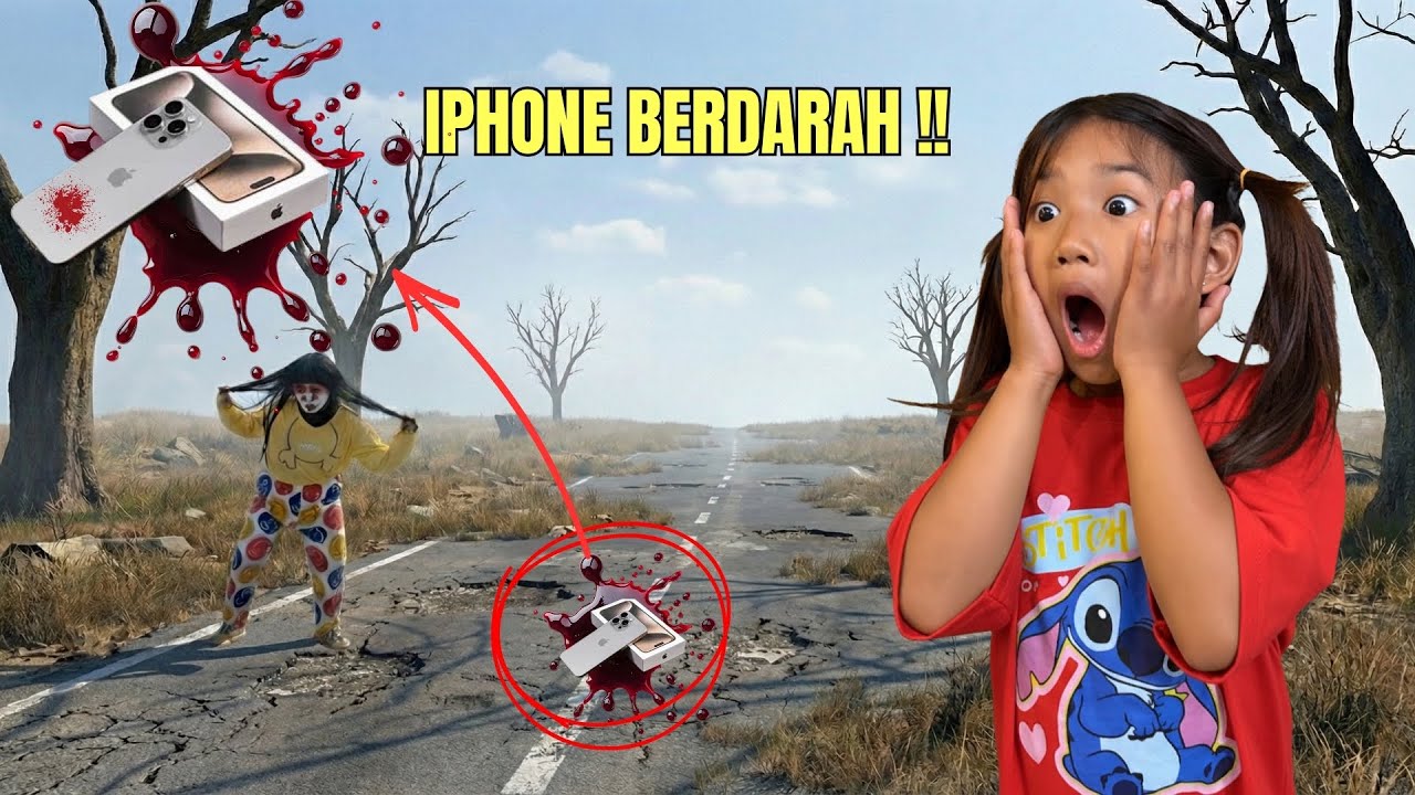 Hati-hati kalau melihat IPHONE beredarah di jalan! Ternyata itu jebakan bocil gila