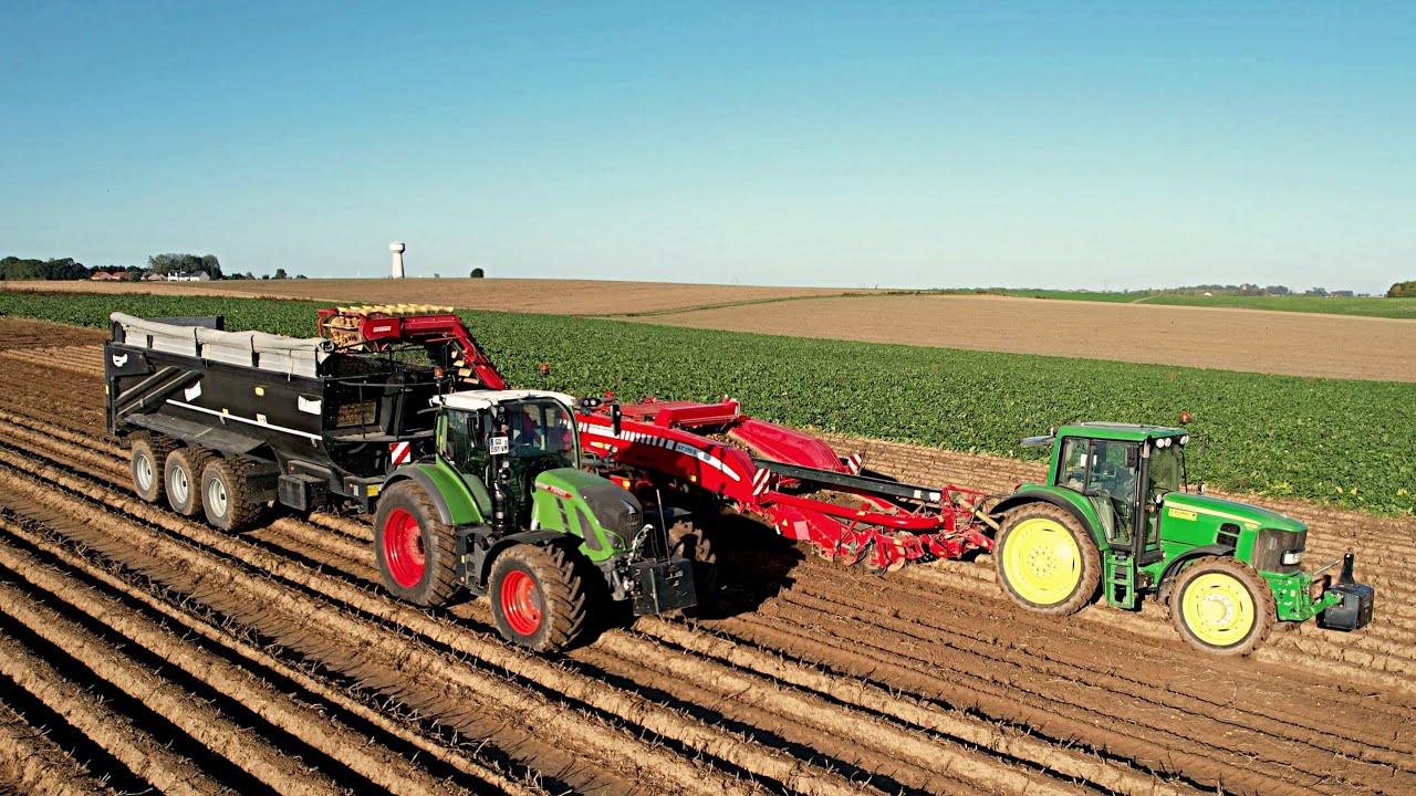 Arrachage Pomme de terre Grimme GT 170 S, Legrang Colombus Black ,Pas de Calais !!