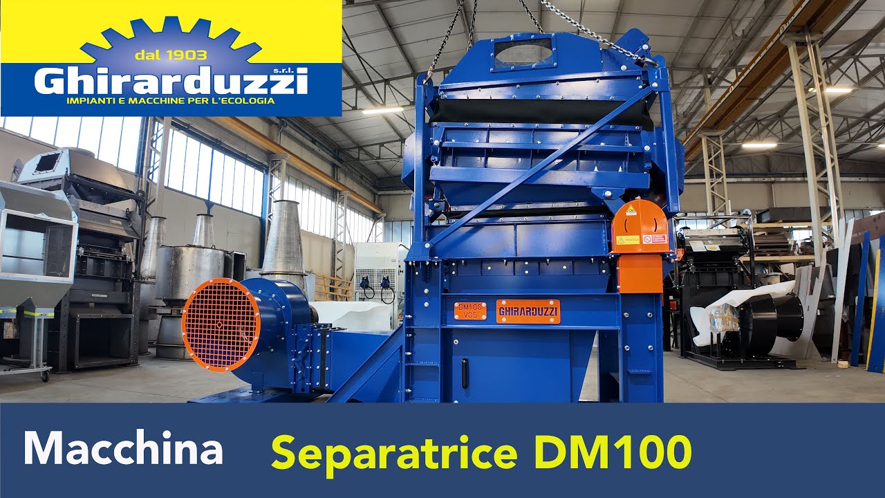 SEPARATRICE DENSIMETRCA DM100 V05 (ultima versione) GHIARDUZZI SRL
