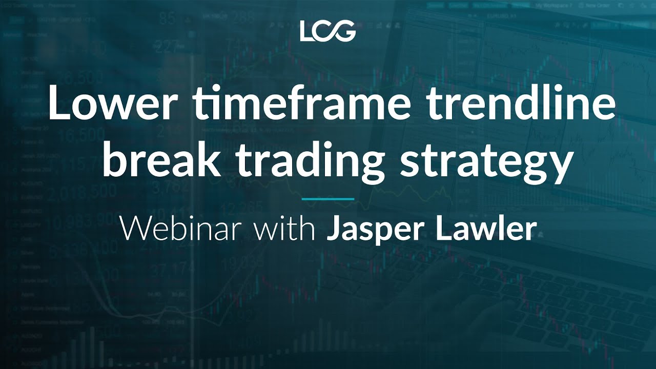 Lower timeframe trendline break trading strategy
